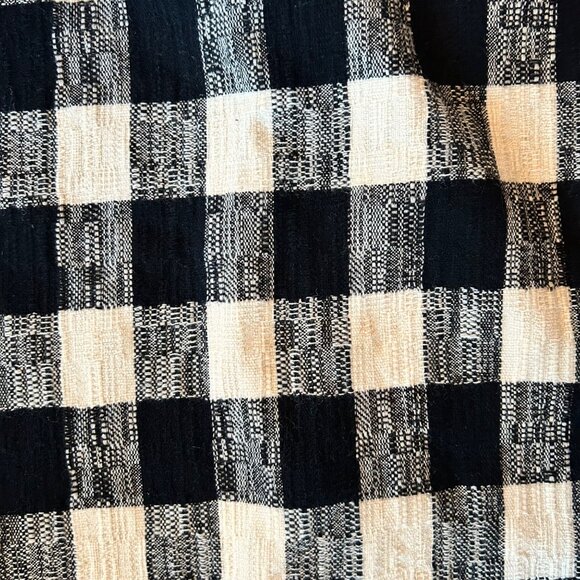 Compagna Monochromatic Check Old Money Classic Pencil Skirt - Picture 4 of 7